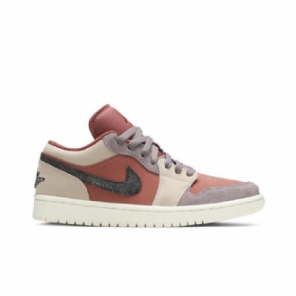 Γυναικεία Παπούτσια Air Jordan 1 Χαμηλό Καφέ Μαύρο Μπεζ Γκρι