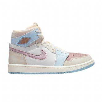 Γυναικεία Παπούτσια Air Jordan 1 Zoom Air Comfort High Ροζ Λευκό Μπλε