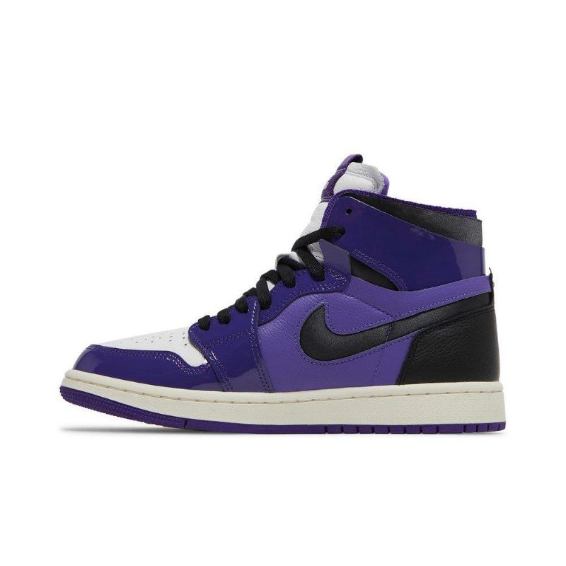 Γυναικεία Παπούτσια Air Jordan 1 Zoom Comfort Μωβ Μαύρα Λευκά