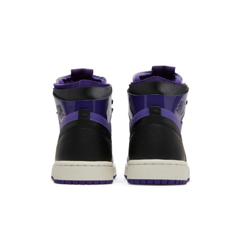 Γυναικεία Παπούτσια Air Jordan 1 Zoom Comfort Μωβ Μαύρα Λευκά