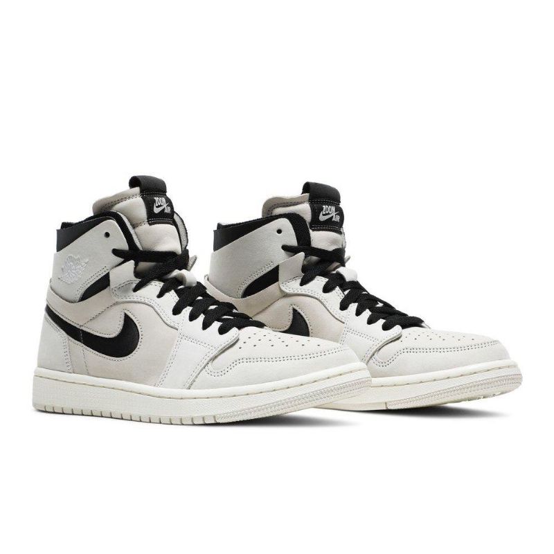 Γυναικεία Παπούτσια Air Jordan 1 Zoom Λευκά Μαύρα