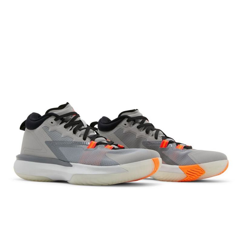 Ανδρικά Παπούτσια Air Jordan Zion 1 Γκρι Μαύρα Πορτοκαλί