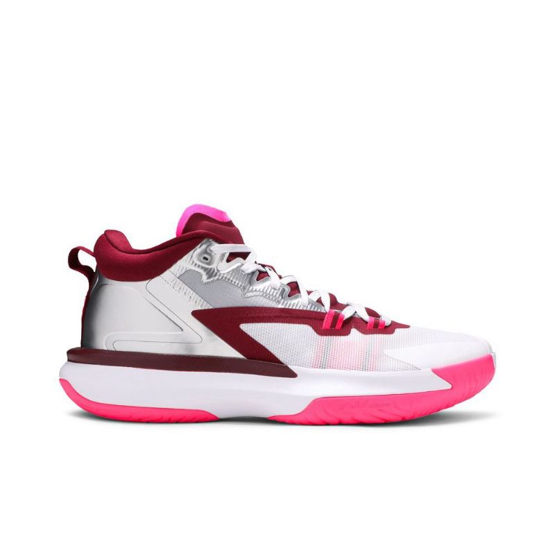 Ανδρικά Παπούτσια Air Jordan Zion 1 Λευκό Ροζ Κόκκινο Ασημί