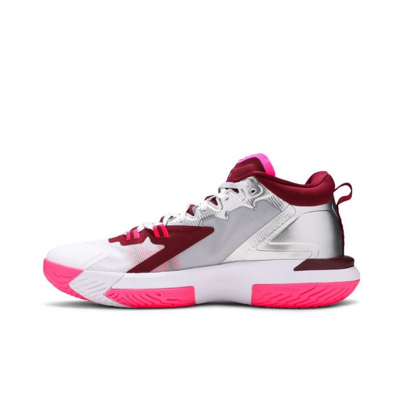 Ανδρικά Παπούτσια Air Jordan Zion 1 Λευκό Ροζ Κόκκινο Ασημί