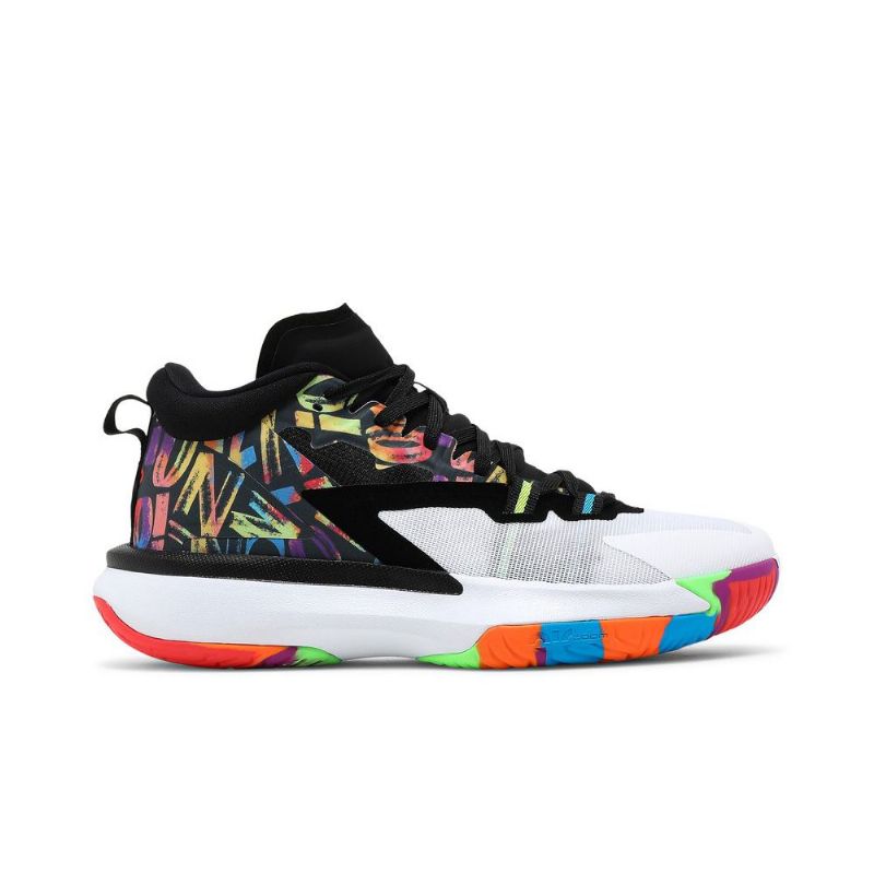 Ανδρικά Παπούτσια Air Jordan Zion 1 Μαύρα Λευκά Πολύχρωμα