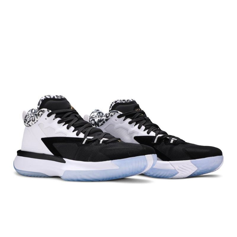 Ανδρικά Παπούτσια Air Jordan Zion 1 Μαύρος Άσπρο Χρυσός