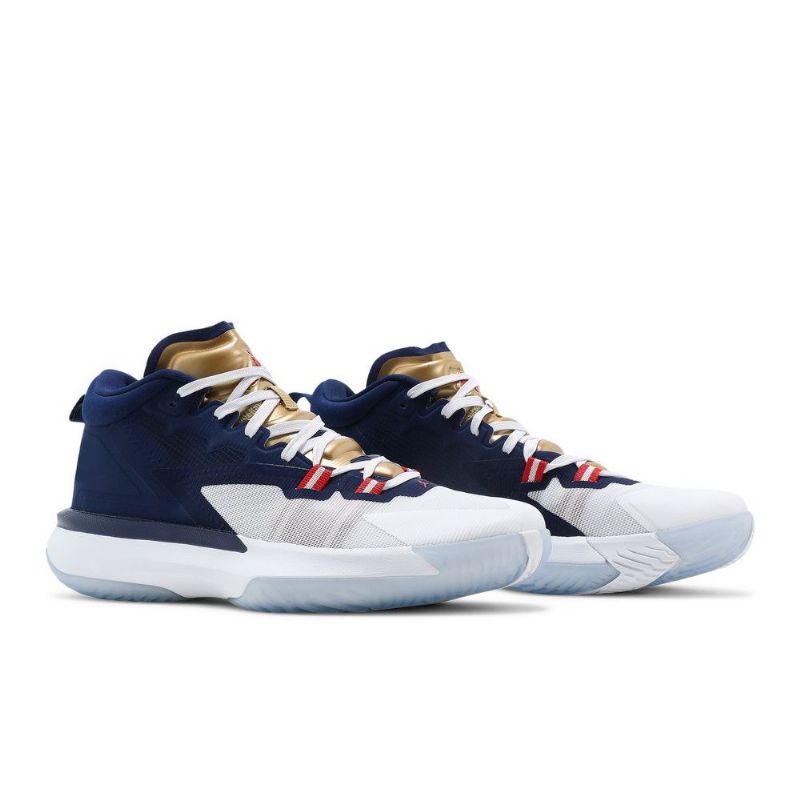 Ανδρικά Παπούτσια Air Jordan Zion 1 Μπλε Άσπρο Χρυσός