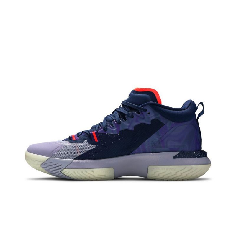 Ανδρικά Παπούτσια Air Jordan Zion 1 Μπλε Μωβ Κόκκινος Γκρί