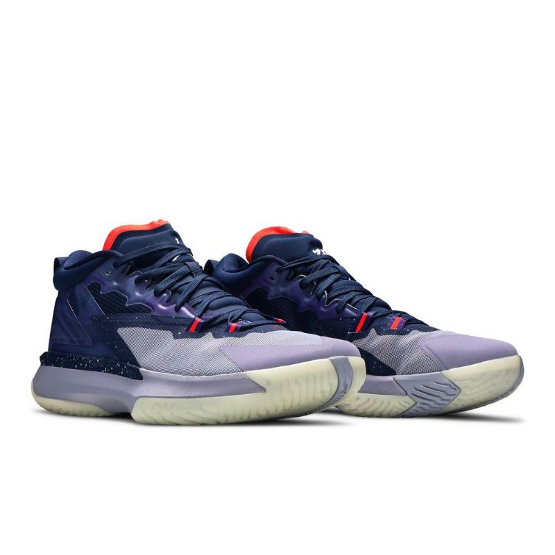 Ανδρικά Παπούτσια Air Jordan Zion 1 Μπλε Μωβ Κόκκινος Γκρί