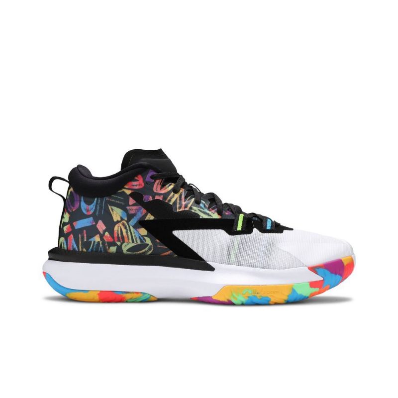 Ανδρικά Παπούτσια Air Jordan Zion 1 Pf Μαύρα Λευκά Πολύχρωμα