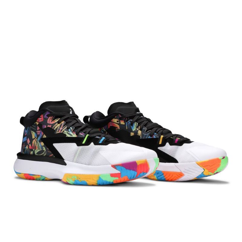 Ανδρικά Παπούτσια Air Jordan Zion 1 Pf Μαύρα Λευκά Πολύχρωμα