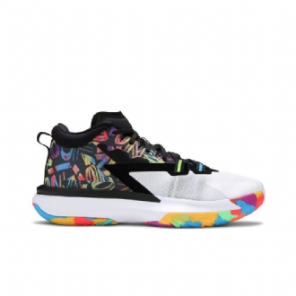 Ανδρικά Παπούτσια Air Jordan Zion 1 Pf Μαύρα Λευκά Πολύχρωμα