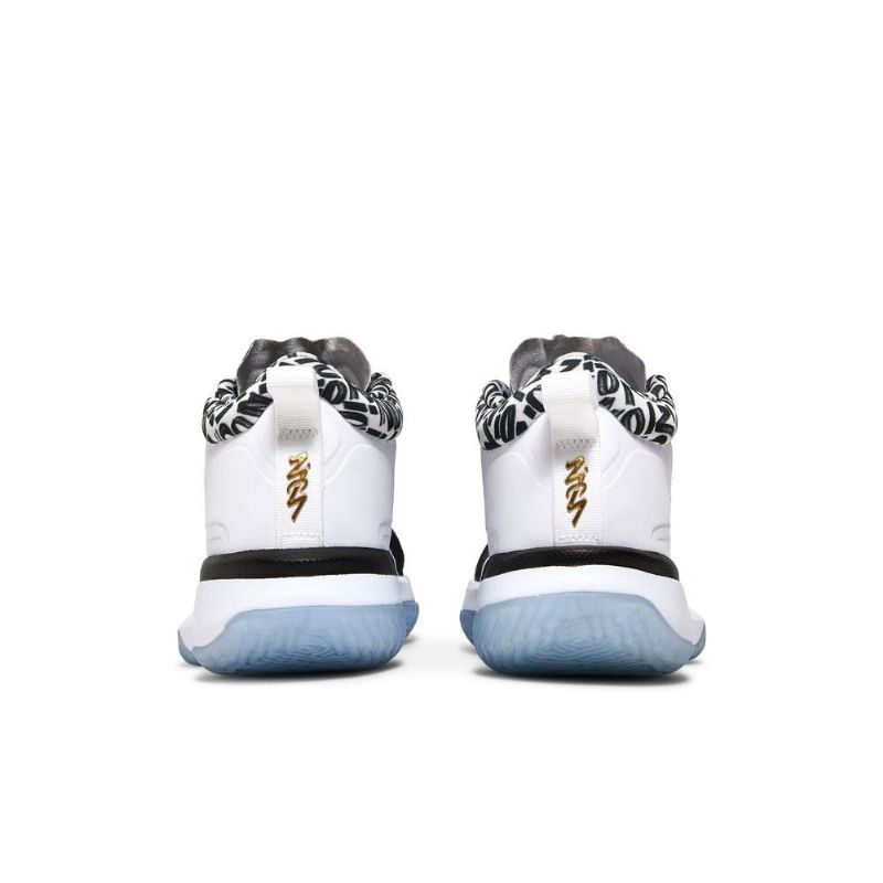 Ανδρικά Παπούτσια Air Jordan Zion 1 Pf Μαύρος Άσπρο Χρυσός