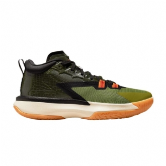 Ανδρικά Παπούτσια Air Jordan Zion 1 Pf Πράσινος Olive Μαύρος