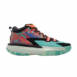 Ανδρικά Παπούτσια Air Jordan Zion 1 Pf Πράσινος Πορτοκάλι Μαύρος Μπλε