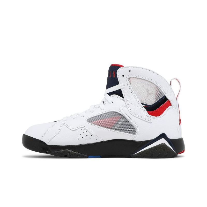 Ανδρικά Παπούτσια Air Jordan 7 Paris Saint-germain Retro Άσπρο Σκούρο Μπλε Κόκκινος