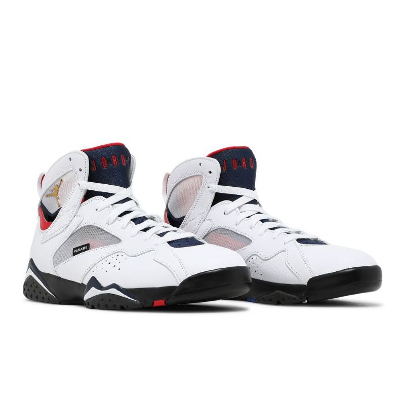 Ανδρικά Παπούτσια Air Jordan 7 Paris Saint-germain Retro Άσπρο Σκούρο Μπλε Κόκκινος