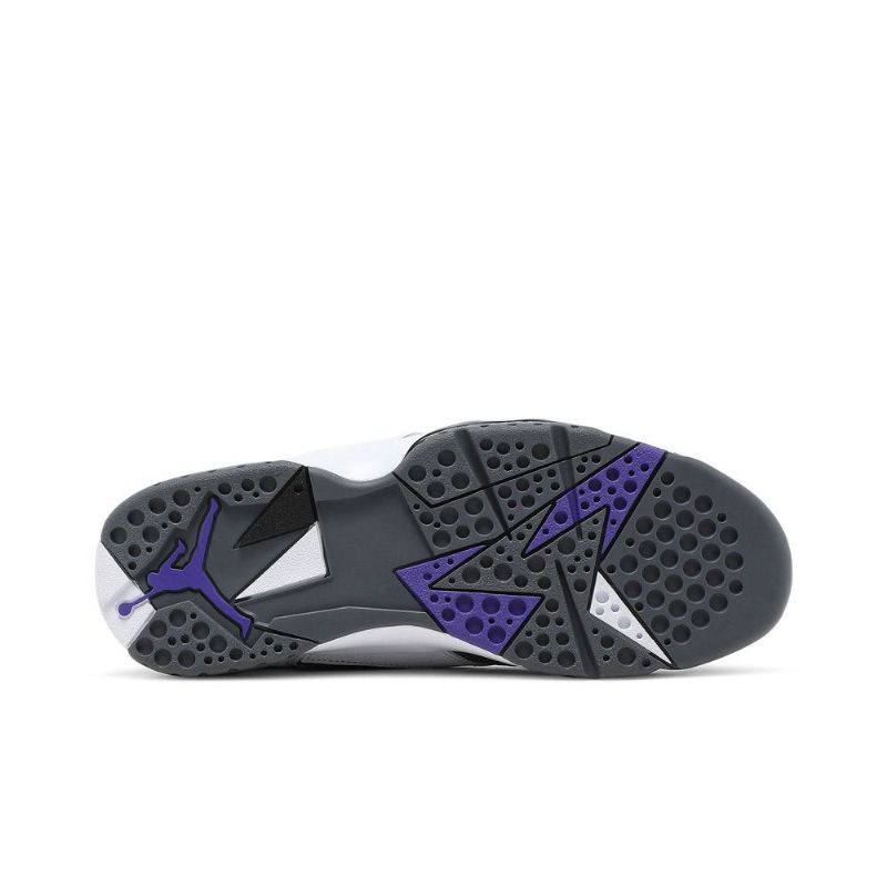 Ανδρικά Παπούτσια Air Jordan 7 Retro Άσπρο Γκρί Μωβ