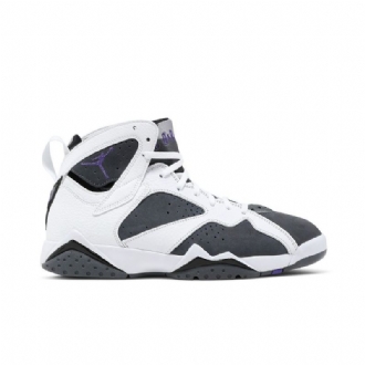 Ανδρικά Παπούτσια Air Jordan 7 Retro Άσπρο Γκρί Μωβ
