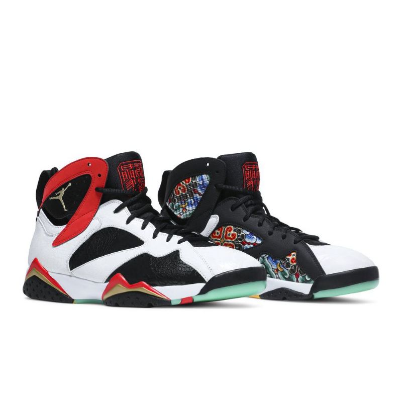 Ανδρικά Παπούτσια Air Jordan 7 Retro Άσπρο Κόκκινος Μαύρος Χρυσός