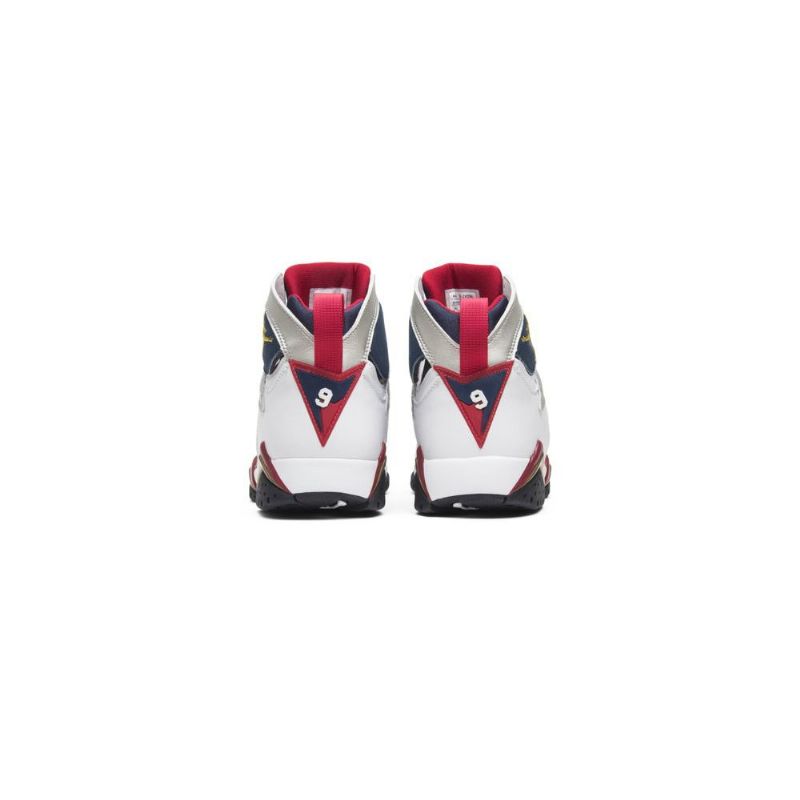 Ανδρικά Παπούτσια Air Jordan 7 Retro Άσπρο Χρυσός Σκούρο Μπλε Κόκκινος
