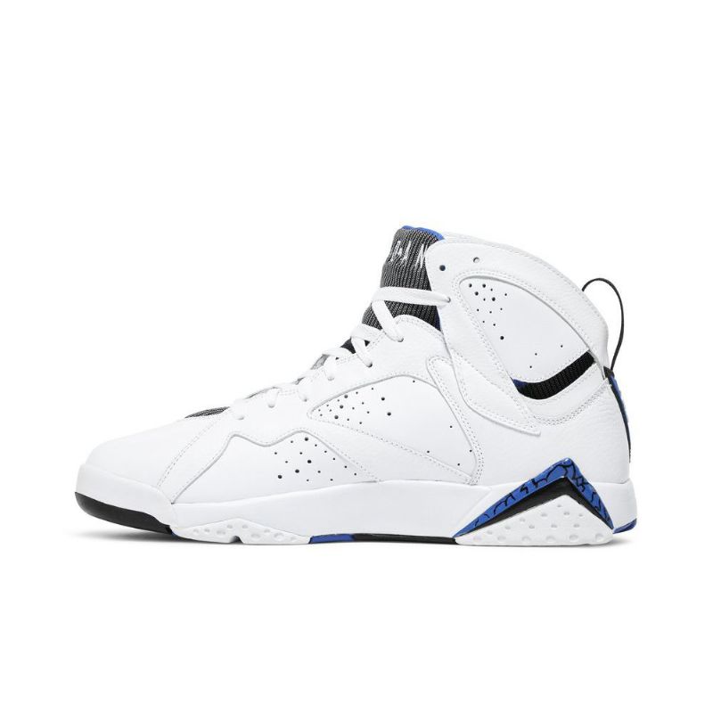 Ανδρικά Παπούτσια Air Jordan 7 Ρετρό Λευκό Μαύρο Γκρι Μπλε