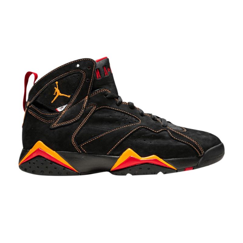 Ανδρικά Παπούτσια Air Jordan 7 Retro Μαύρος Πορτοκάλι Κόκκινος
