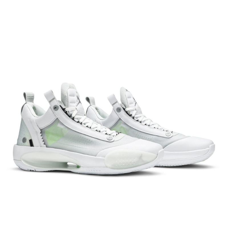 Ανδρικά Παπούτσια Air Jordan 34 Low Pf Άσπρο Πράσινος