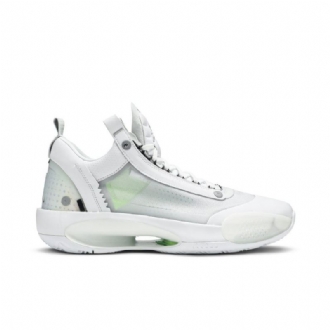 Ανδρικά Παπούτσια Air Jordan 34 Low Pf Άσπρο Πράσινος