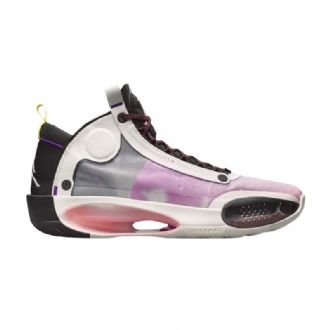 Ανδρικά Παπούτσια Air Jordan 34 Nba Άσπρο Μαύρος Μωβ