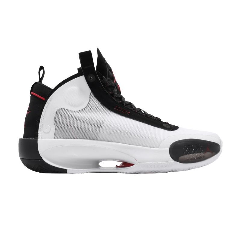 Ανδρικά Παπούτσια Air Jordan 34 Pf Άσπρο Κόκκινος Μαύρος