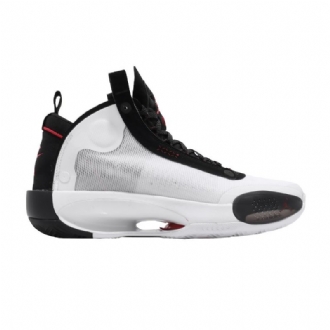 Ανδρικά Παπούτσια Air Jordan 34 Pf Άσπρο Κόκκινος Μαύρος