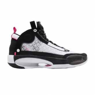 Ανδρικά Παπούτσια Air Jordan 34 Pf Μαύρος Άσπρο Ροζ