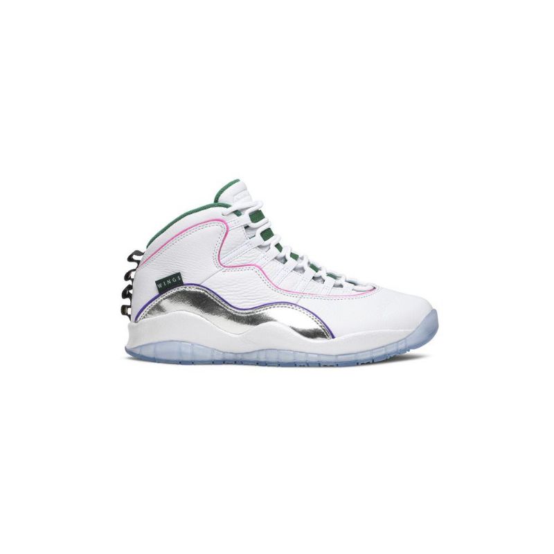 Ανδρικά Παπούτσια Air Jordan 10 Retro Άσπρο Ασήμι Πράσινος
