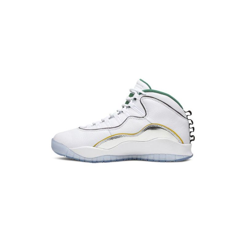 Ανδρικά Παπούτσια Air Jordan 10 Retro Άσπρο Ασήμι Πράσινος