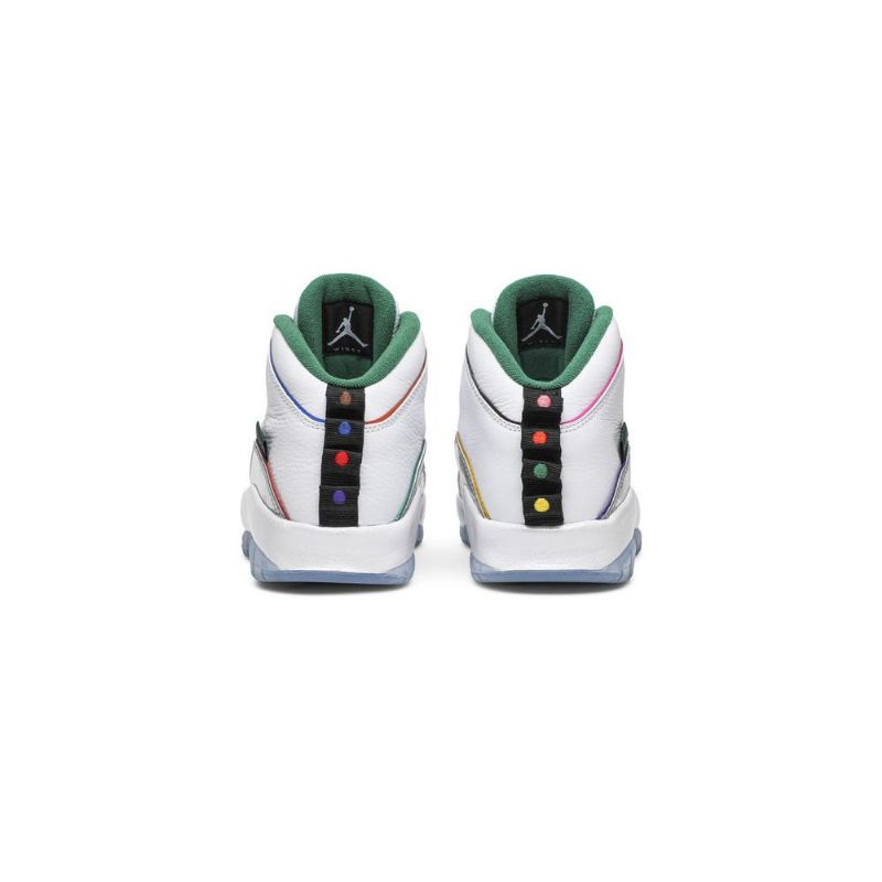 Ανδρικά Παπούτσια Air Jordan 10 Retro Άσπρο Ασήμι Πράσινος
