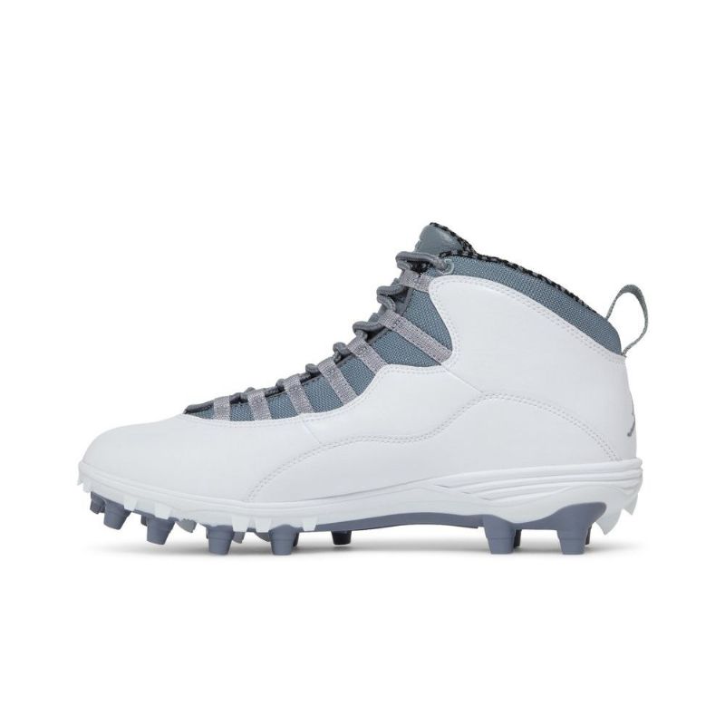 Ανδρικά Παπούτσια Air Jordan 10 Td Mid Άσπρο Γκρί
