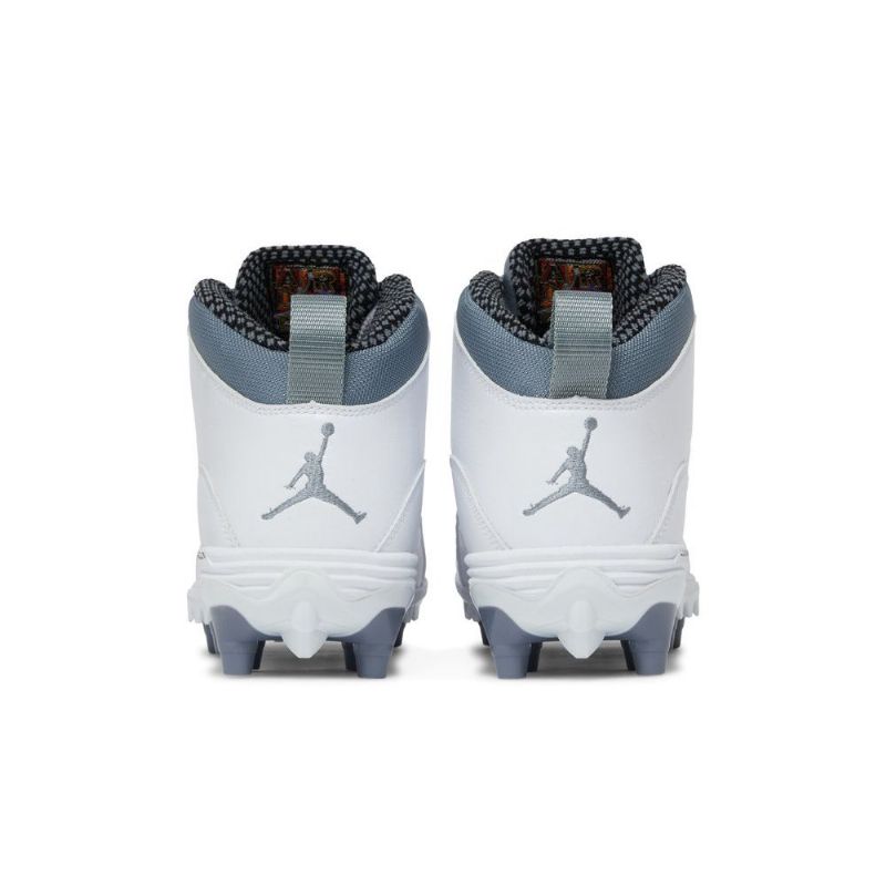 Ανδρικά Παπούτσια Air Jordan 10 Td Mid Άσπρο Γκρί