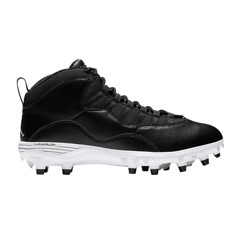Ανδρικά Παπούτσια Air Jordan 10 Td Mid Μαύρος Άσπρο