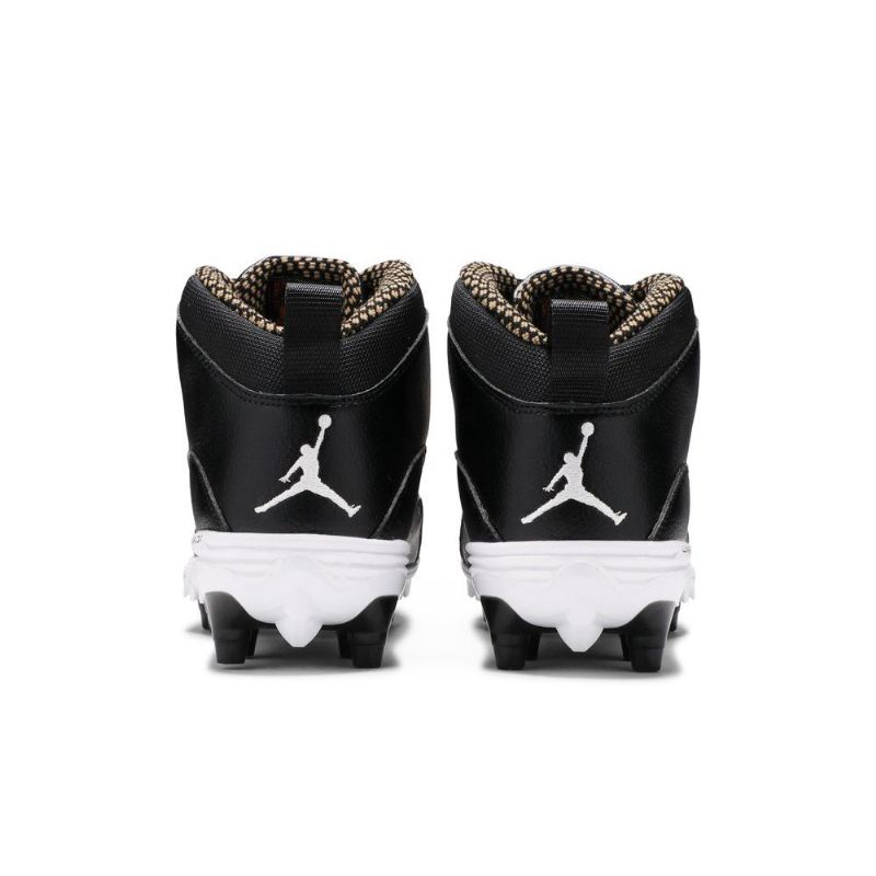 Ανδρικά Παπούτσια Air Jordan 10 Td Mid Μαύρος Χρυσός Λευκά