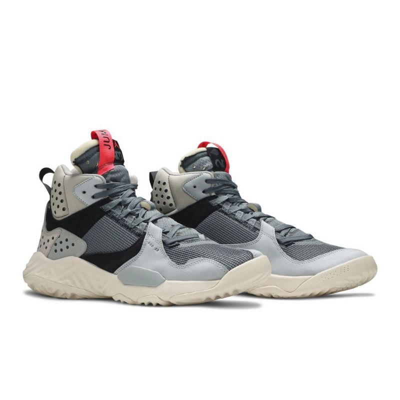 Ανδρικά Παπούτσια Air Jordan Delta Mid Γκρί Μαύρα Κόκκινα
