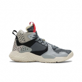 Ανδρικά Παπούτσια Air Jordan Delta Mid Γκρί Μαύρα Κόκκινα