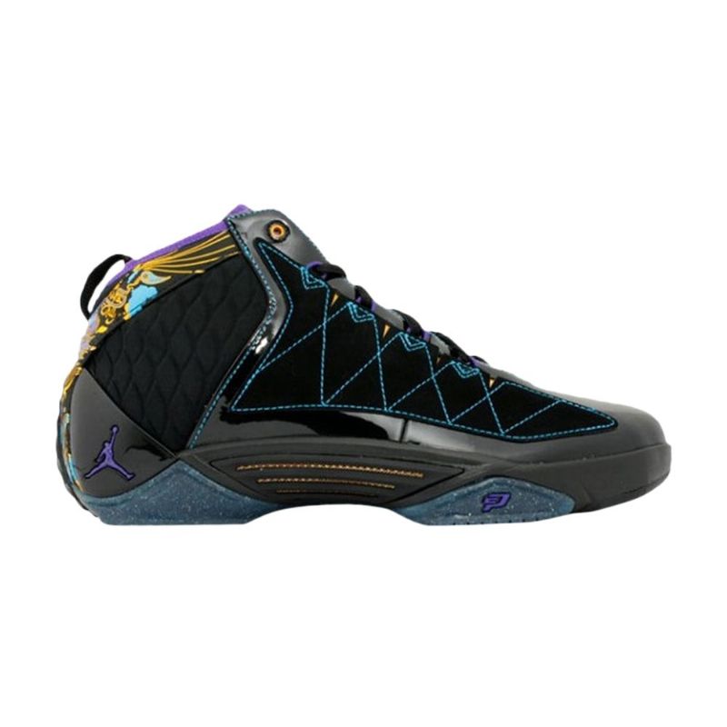Ανδρικά Παπούτσια Air Jordan Cp3 Cp3.ii Μαύρα Μωβ Μπλε Κίτρινα