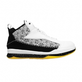 Ανδρικά Παπούτσια Air Jordan Cp3 Cp3.iii Λευκά Κίτρινα Μαύρα