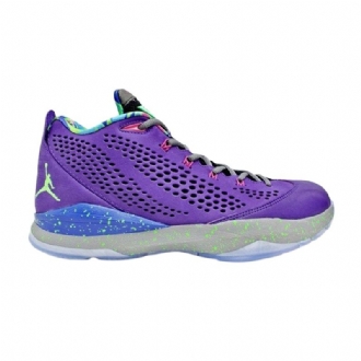 Ανδρικά Παπούτσια Air Jordan Cp3 Cp3.vii Μωβ Πράσινο Μπλε Γκρι