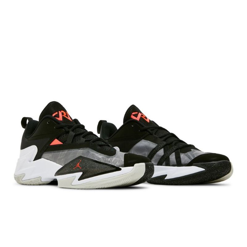 Air Jordan Westbrook One Take 3 Μαύρα Λευκά Γκρι Κόκκινα Ανδρικά Παπούτσια