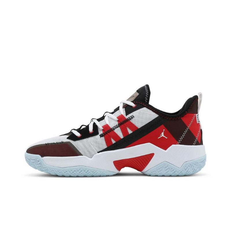 Ανδρικά Παπούτσια Air Jordan Westbrook One Take 2 Λευκά Κόκκινα Μαύρα
