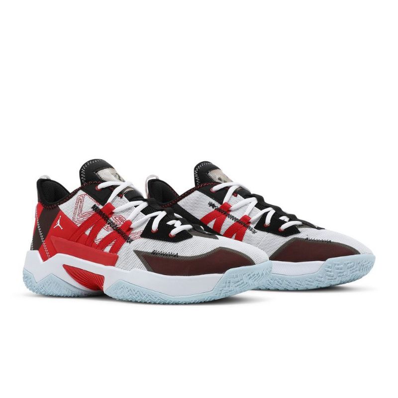 Ανδρικά Παπούτσια Air Jordan Westbrook One Take 2 Λευκά Κόκκινα Μαύρα
