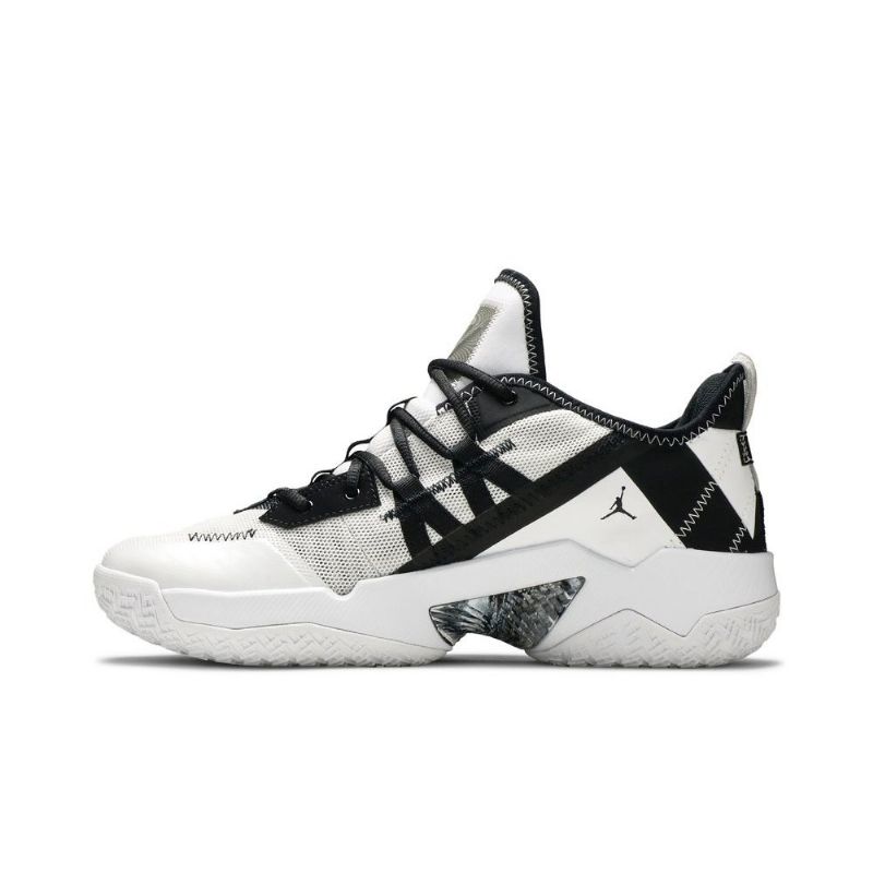 Ανδρικά Παπούτσια Air Jordan Westbrook One Take 2 Λευκά Μαύρα Γκρι