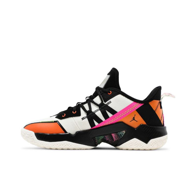 Ανδρικά Παπούτσια Air Jordan Westbrook One Take 2 Λευκά Μαύρα Πορτοκαλί